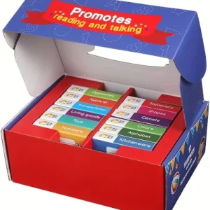 12 Board Books Set Early Learning Theme