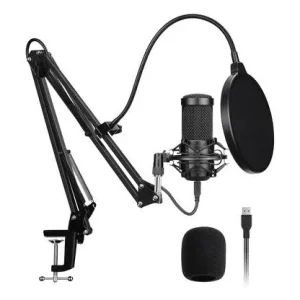 USB Streaming Podcast Microphone Kit