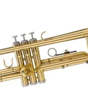 Glarry Standard Student Brass Trumpet Bb with 7C Mouthpiece